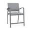 Lesro Newport Wide Hip Chair Metal Frame, Charcoal, RS Fog Upholstery NP1261 - alternate 1